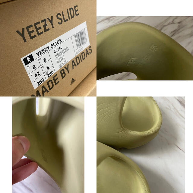 26.5cm (大きめ個体) adidas yeezy slide サンダル