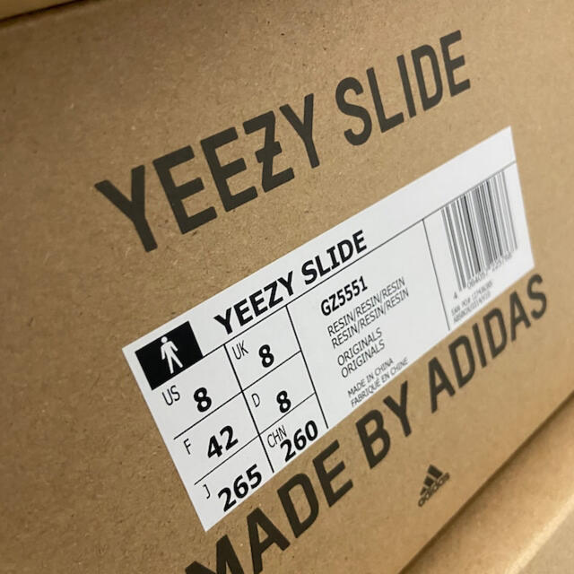 26.5cm (大きめ個体) adidas yeezy slide サンダル