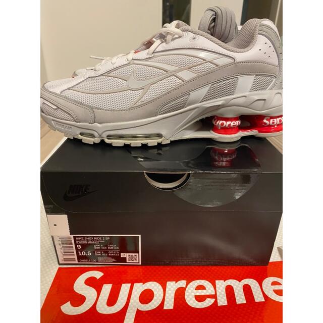 Supreme(シュプリーム)のNike Shox Ride 2  white メンズの靴/シューズ(スニーカー)の商品写真