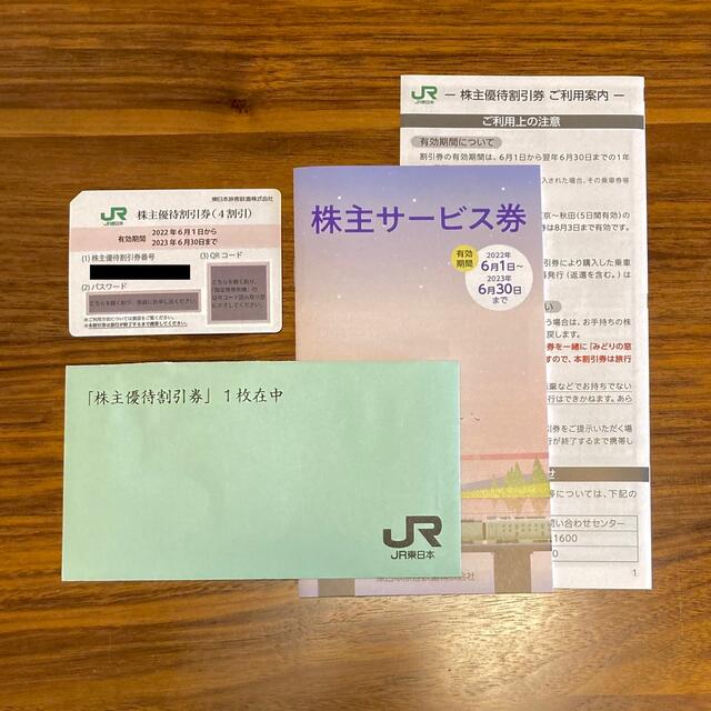 JR(ジェイアール)のJR東日本旅客鉄道　株主優待　セット チケットの優待券/割引券(その他)の商品写真