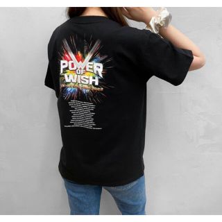 エグザイル(EXILE)のEXILEツアーグッズPOWER OF WISH★黒★半袖Tシャツ/BLACK(ミュージシャン)