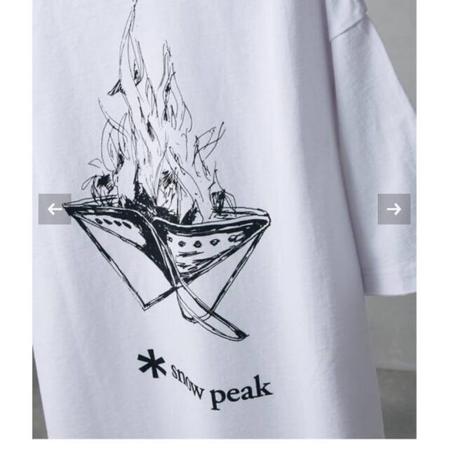 Snow Peak(スノーピーク)の別注Ｔシャツ／snow peak × JS relume メンズのトップス(Tシャツ/カットソー(半袖/袖なし))の商品写真