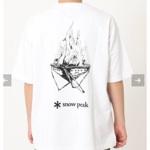 Snow Peak(スノーピーク)の別注Ｔシャツ／snow peak × JS relume メンズのトップス(Tシャツ/カットソー(半袖/袖なし))の商品写真