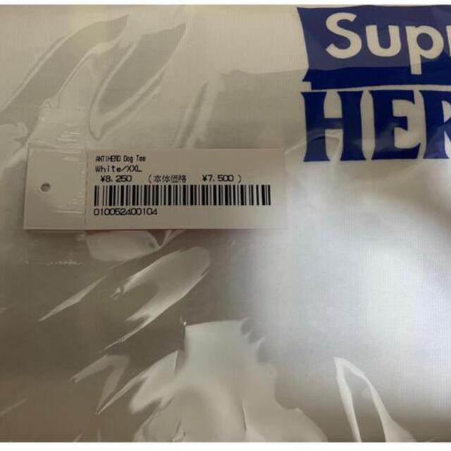 Supreme ANTIHERO Dog Tee White XXL 送料込 3