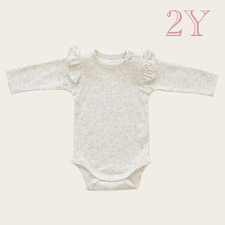 キャラメルベビー&チャイルド(Caramel baby&child )のJamiekay OrganicCotton Frill Bodysuit 2Y(Tシャツ/カットソー)
