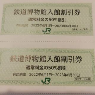 ジェイアール(JR)のＪＲ東日本優待券の鉄道博物館半額割引券70枚8000円(美術館/博物館)