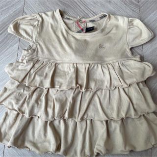 バーバリー(BURBERRY)のBURBERRY✴︎バーバリー三陽商会✴︎ふんわりレイヤーフリルチュニック(Tシャツ/カットソー)