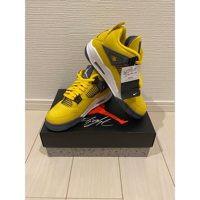 NIKE(ナイキ)のNike Air Jordan 4 "Tour Yellow" メンズの靴/シューズ(スニーカー)の商品写真