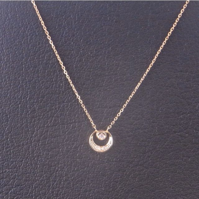 STAR JEWELRY - 新品同様 美品 スタージュエリー K10YG ダイヤモンド ネックレス