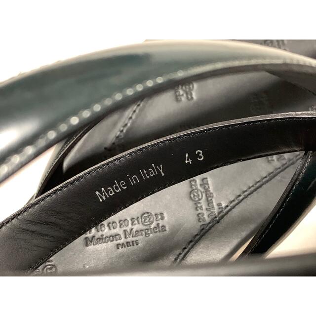 43 新品 Maison Margiela レザー タビ サンダル tabi-