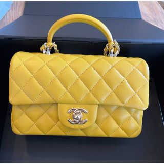 シャネル(CHANEL)の シャネル トップハンドル ミニ フラップ バッグ(ハンドバッグ)