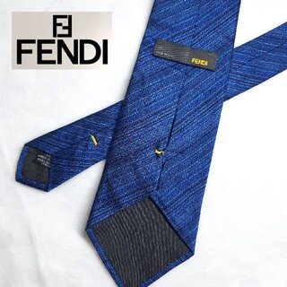 FENDI - 【美品】FENDI/フェンディ ネクタイ メンズ ストライプ ブルー