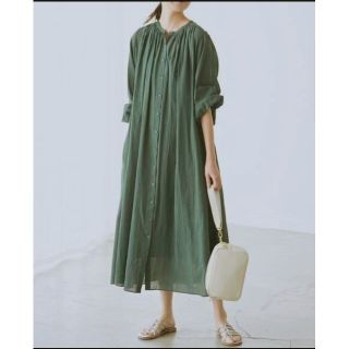 スローブイエナ(SLOBE IENA)の【完売品】SLOBEIENAコットンワッシャーワンピース(ロングワンピース/マキシワンピース)