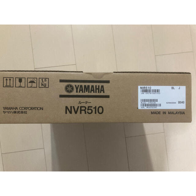 ヤマハ(ヤマハ)のYAMAHA ルーター NVR510 スマホ/家電/カメラのPC/タブレット(PC周辺機器)の商品写真