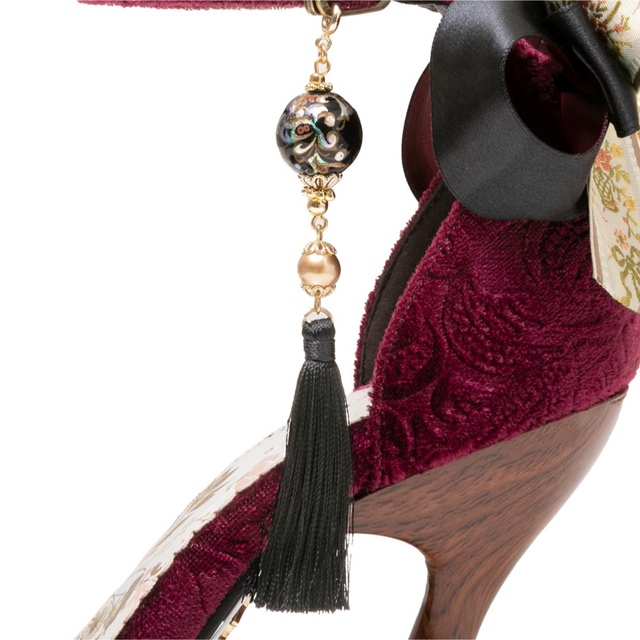 RANDA(ランダ)の新品 mayla 香蘭 アンシャンタン 棗紫 レディースの靴/シューズ(サンダル)の商品写真
