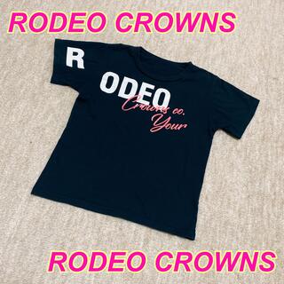 ロデオクラウンズ(RODEO CROWNS)のRODEO CROWNS★ロデオクラウンズ★XL★ペイントビッグロゴＴ★ブラック(Tシャツ/カットソー)