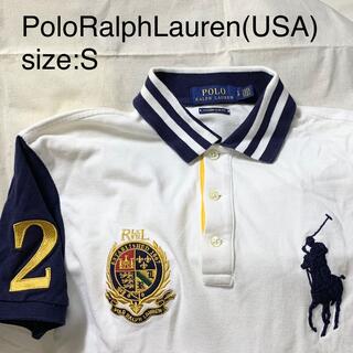 ポロラルフローレン(POLO RALPH LAUREN)のPoloRalphLauren(USA)ビンテージコットンカノコエンブレムポロ(ポロシャツ)