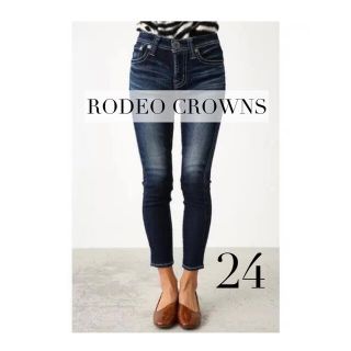 ロデオクラウンズ(RODEO CROWNS)のRODEO CROWNS  コットン スキニー パンツ 24  ロデオクラウンズ(スキニーパンツ)