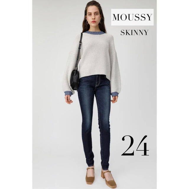 moussy   スキニー パンツ 24 デニム ストレッチパンツ マウジー