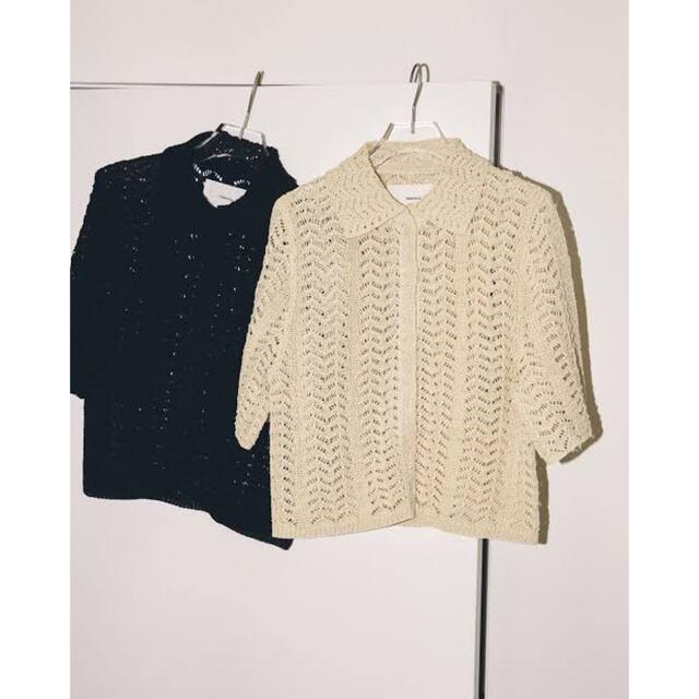 シャツ/ブラウス(半袖/袖なし)todayful  Lace Knit Shirts BEG