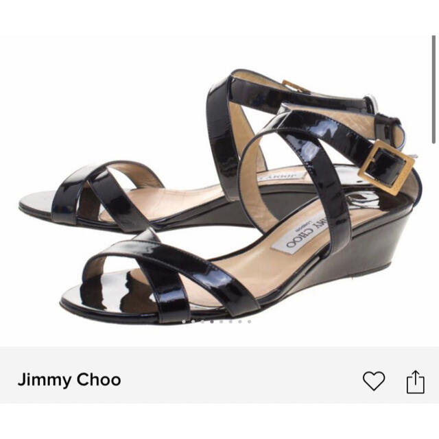 JIMMY CHOO  ジミーチュー サンダル  24.5cm