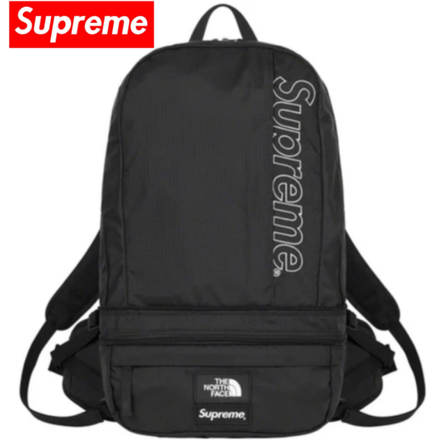 supreme the north face バックパック 黒