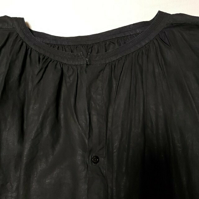 Antique French blackLinen Biaude Coat メンズのトップス(ニット/セーター)の商品写真