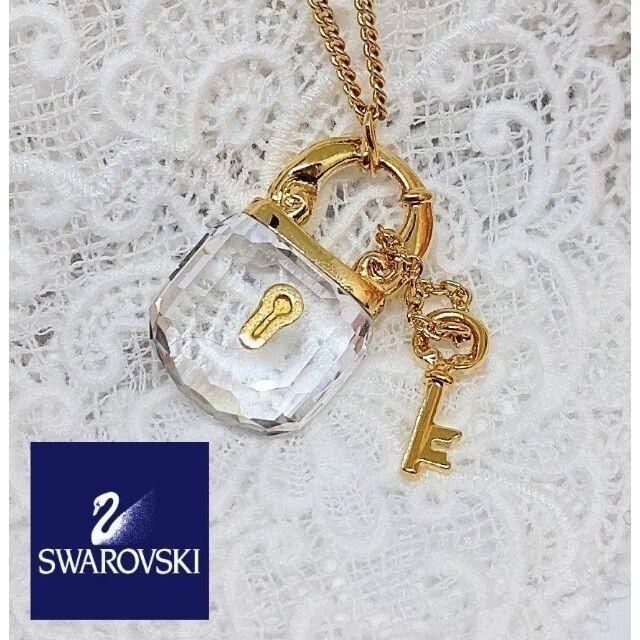 SWAROVSKI】Keyu0026Lock Necklace Gold Chains ブランドの通販・買取