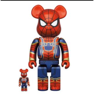 メディコムトイ(MEDICOM TOY)のBE@RBRICK IRON SPIDER 100％ & 400％(その他)