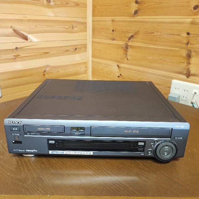 SONY Hi8 VHS ダブルビデオデッキ WV-H4 (VHSのみ動作不良)