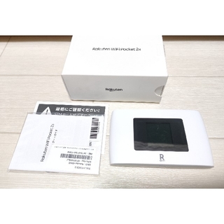 ラクテン(Rakuten)のWiFi Pocket 2B モバイルルーター ホワイト(PC周辺機器)