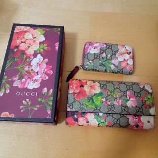 グッチ(Gucci)のグッチ GG ブルームス 長財布　コインケース(財布)