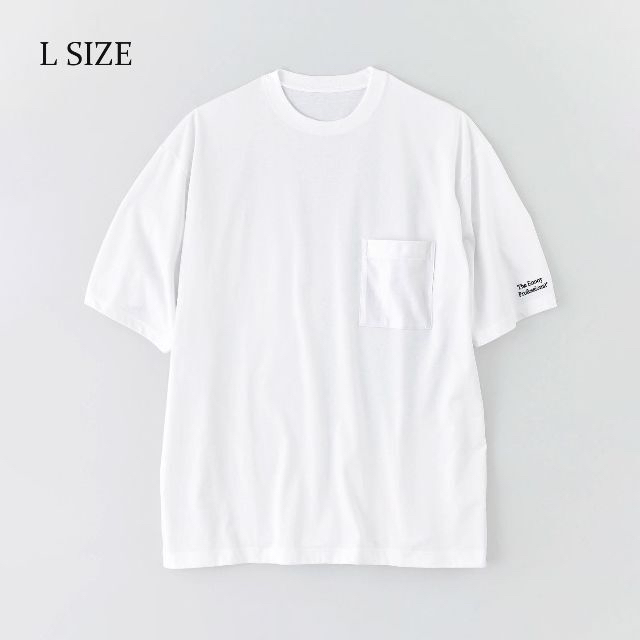 【サイズL】ENNOY POCKET T-SHIRTS WHITE×BLACK