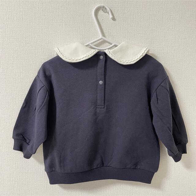 コトリ cottoli アニマル お散歩 セーラー トレーナー 80 キッズ/ベビー/マタニティのキッズ服女の子用(90cm~)(Tシャツ/カットソー)の商品写真