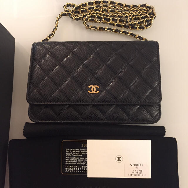 CHANEL - シャネル チェーンウォレット ゴールドの通販 by koko｜シャネルならラクマ