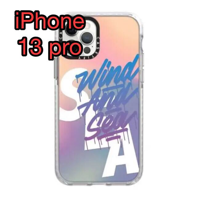 オンライン限定商品】 AND WIND SEA iPhone13pro CASETIFY WDS LIVING