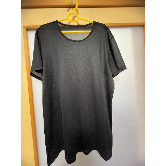 UNIQLO(ユニクロ)のメンズ　ユニクロ　エアリズム黒Tシャツ２枚　XL メンズのトップス(Tシャツ/カットソー(半袖/袖なし))の商品写真