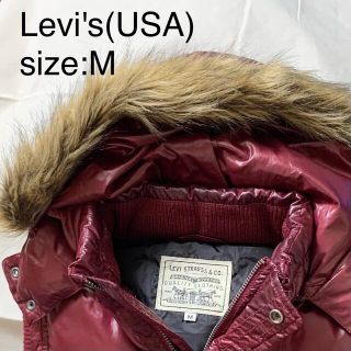 リーバイス(Levi's)のLevi's(USA)ビンテージファー襟パデッドベスト(ダウンベスト)