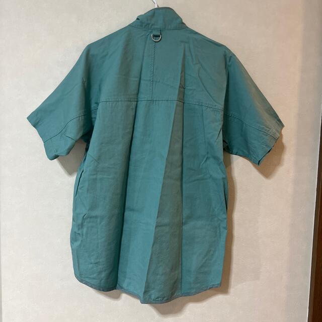 KAVU(カブー)のKAVU カブー✨メンズ　半袖コットンシャツ　グリーン　Ｆ メンズのトップス(Tシャツ/カットソー(半袖/袖なし))の商品写真