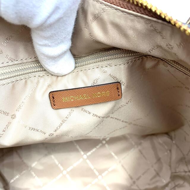 Michael Kors(マイケルコース)のMICHAELKORS マイケルコース　レザー　トートバック　ブラウン　極美品 レディースのバッグ(トートバッグ)の商品写真