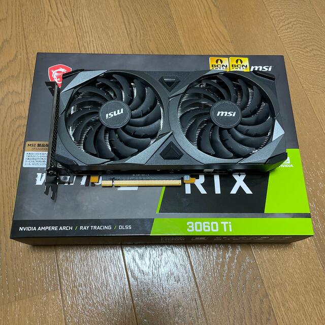 MSI RTX3060Ti VENTUS 2X 8G OCV1 LHR