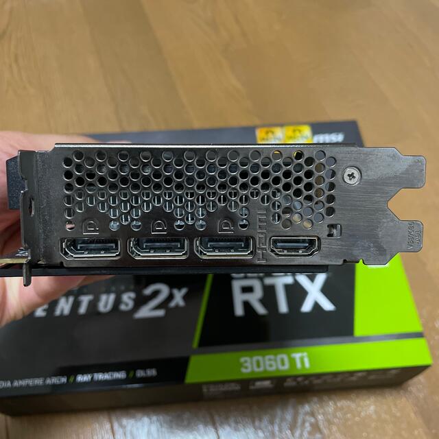 MSI RTX3060Ti VENTUS 2X 8G OCV1 LHRPCパーツ