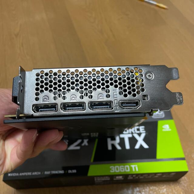 MSI RTX3060Ti VENTUS 2X 8G OCV1 LHRPCパーツ