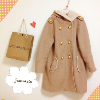 ジーナシス(JEANASIS)の○大人気完売＊ナポレオン風ボアコート○(ロングコート)