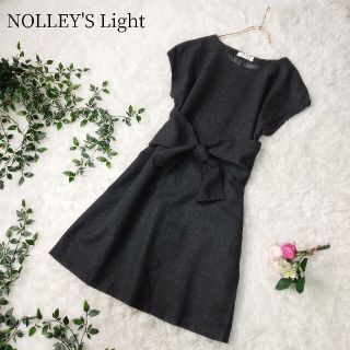 ノーリーズ(NOLLEY'S)の【2WAY】NOLLEY'S Light ウエストリボン ワンピース サイズ38(ひざ丈ワンピース)