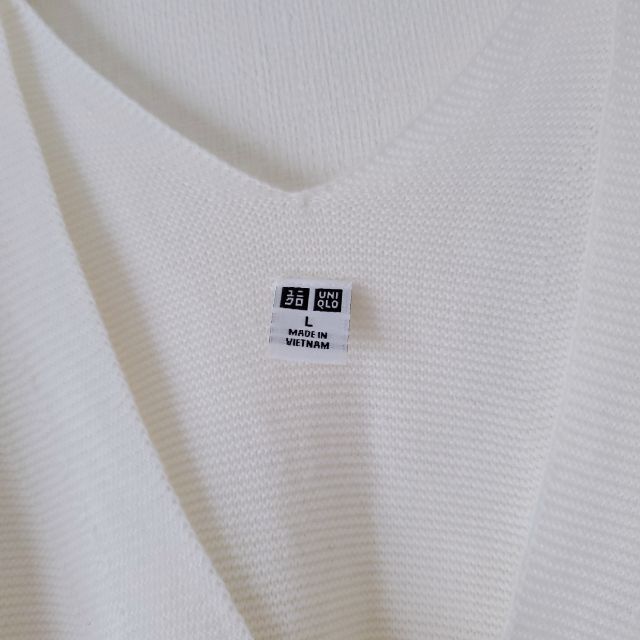 UNIQLO(ユニクロ)のUNIQLO 3Dコットンフレアスリーブセーター（5分袖） レディースのトップス(カットソー(半袖/袖なし))の商品写真