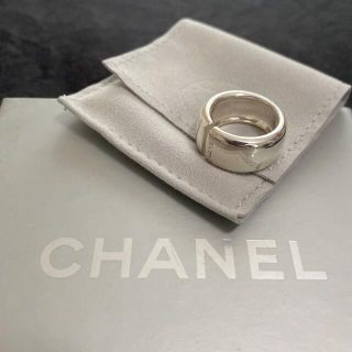 シャネル(CHANEL)のCHANEL ロゴリング　silver 925  モード　シンプル(リング(指輪))