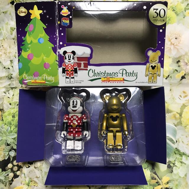 BE@RBRICK(ベアブリック)のディズニー ベアブリック ミニー クリスマス エンタメ/ホビーのおもちゃ/ぬいぐるみ(キャラクターグッズ)の商品写真