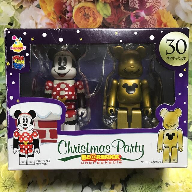 BE@RBRICK(ベアブリック)のディズニー ベアブリック ミニー クリスマス エンタメ/ホビーのおもちゃ/ぬいぐるみ(キャラクターグッズ)の商品写真