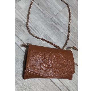 シャネル(CHANEL)のCHANEL　シャネル　コンパクト財布　ウォレット　正規品シリアルシール　ポーチ(財布)